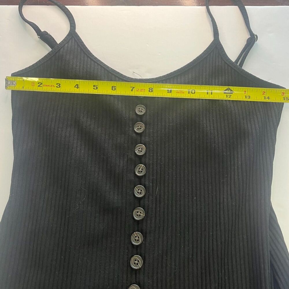 Dress Forum Black Maxi Dress with Front Buttons - Picture 4 of 7